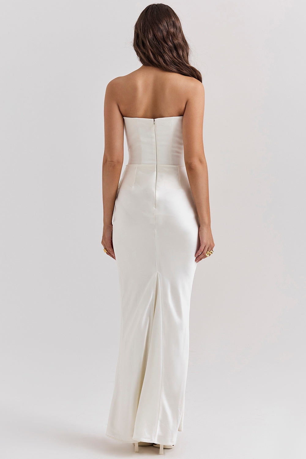 Norae | Women’s Strapless Maxi Dress Corset Fit Formal Gala Outfit
