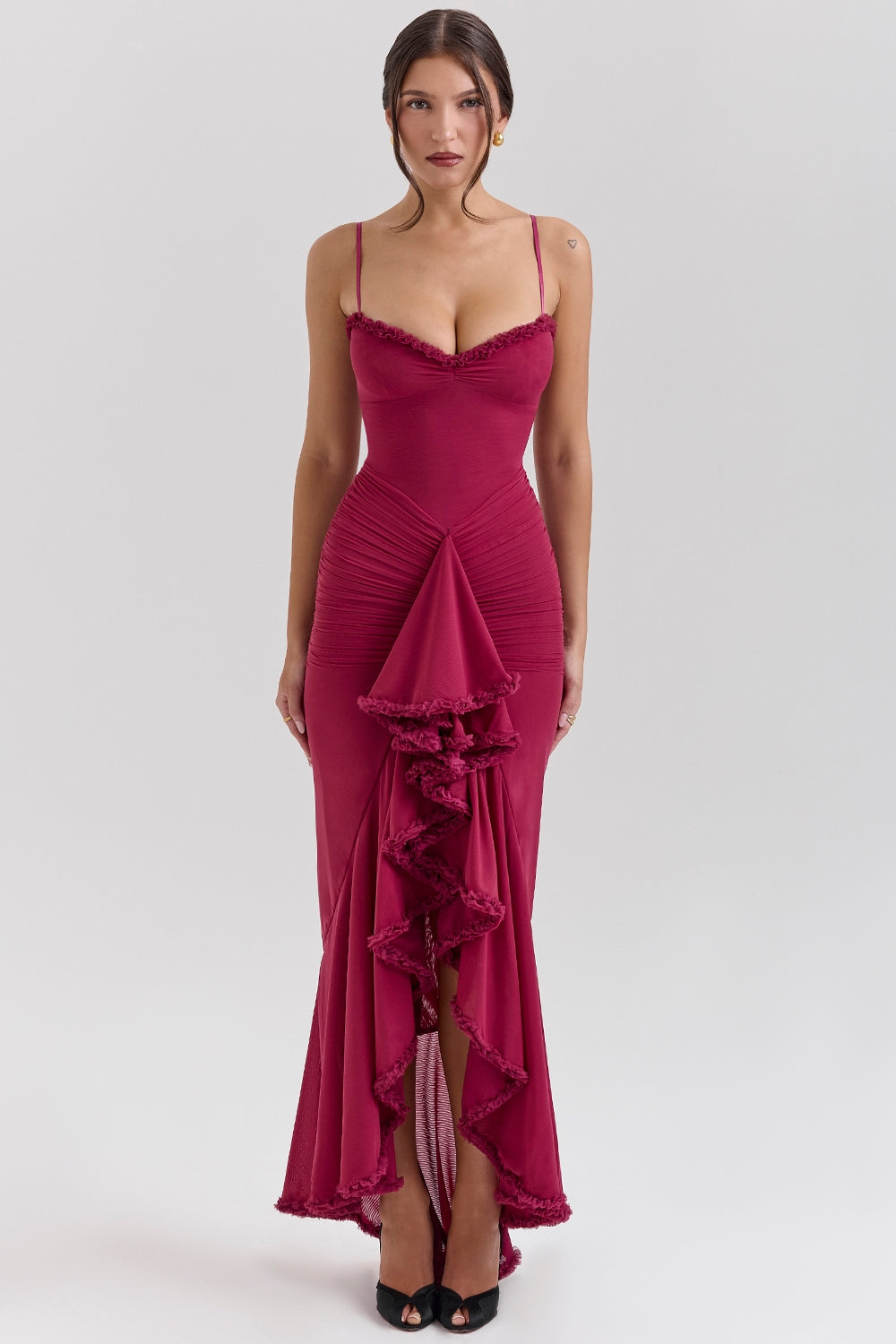Norae | Women’s Flowy Midi Dress Comfortable Elegant Everyday Outfit